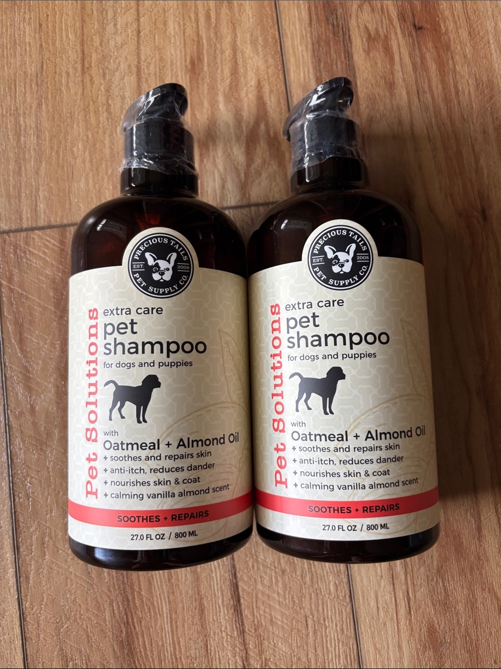 Pet Solutions Extra Care Oatmeal + Almond Oil Pet Shampoo